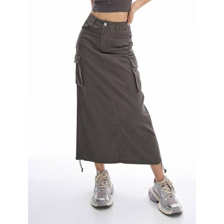 New Cargo Long Skirt