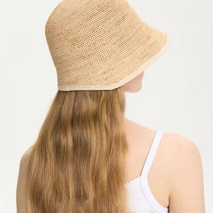 Summer Beach Straw Bucket Hat