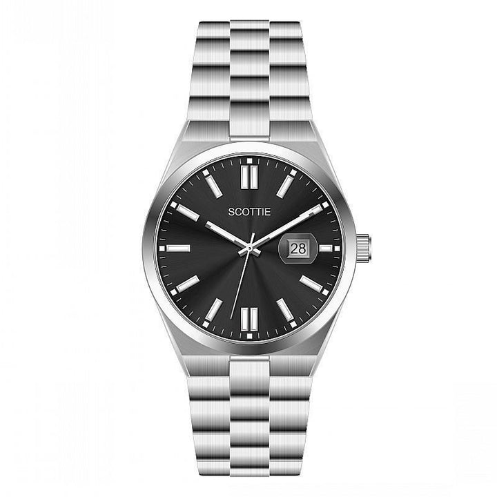 Calendar Waterproof Steel Belt Quartz Watch