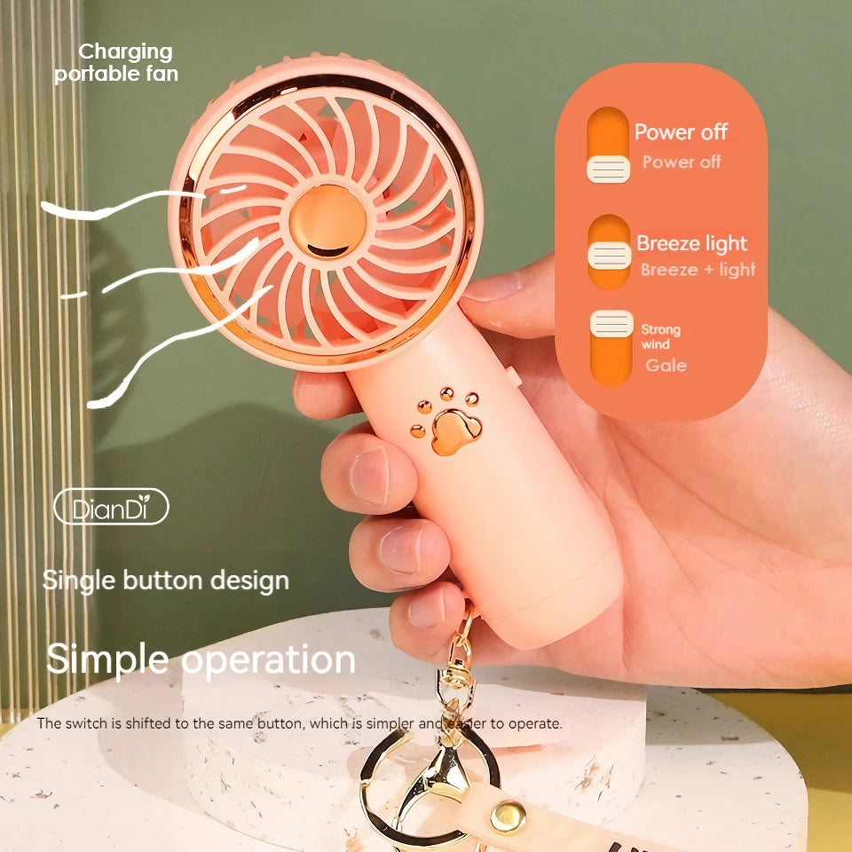 Cartoon Mini USB Handheld Fan