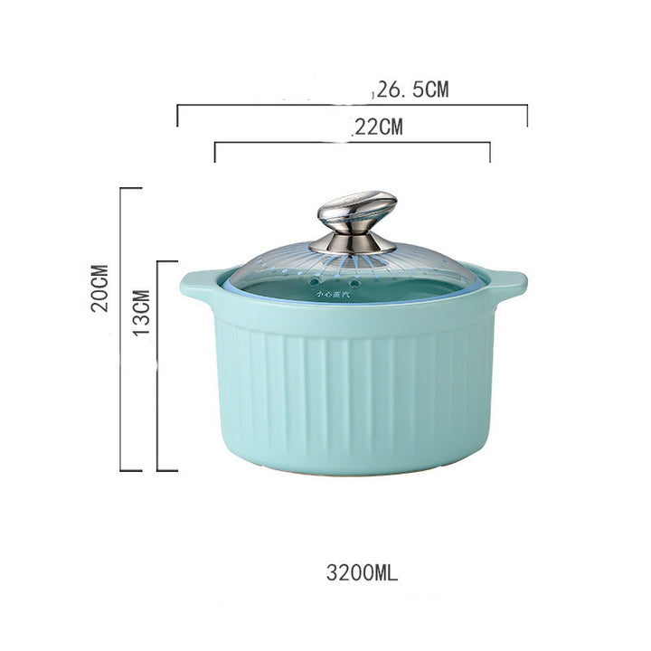 Flame High Temperature Resistant Large Capacity Household Casserole