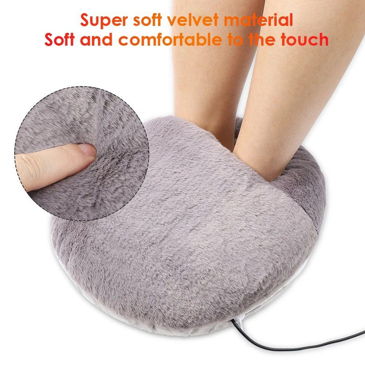 USB Electric Foot Warmer Shoes for Winter Comfort