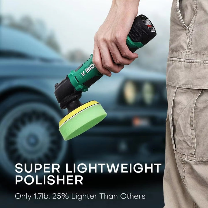 Cordless Car Buffer Polisher Kit with 5 Variable Speeds