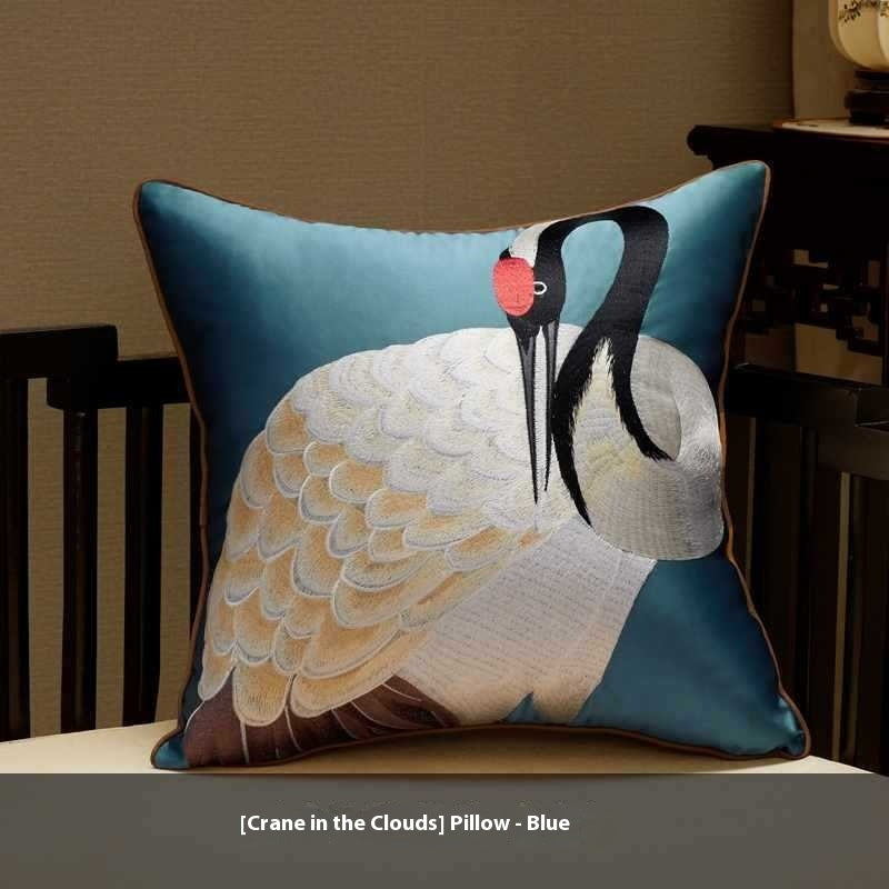 Classical Embroidery New Chinese Style Pillow Cover