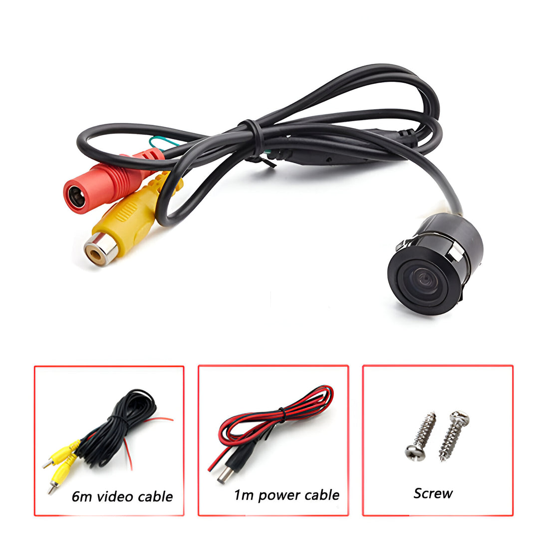 Universal 12 LED Night Vision Backup Camera with 170° Wide Angle and IP67 Waterproof Rating