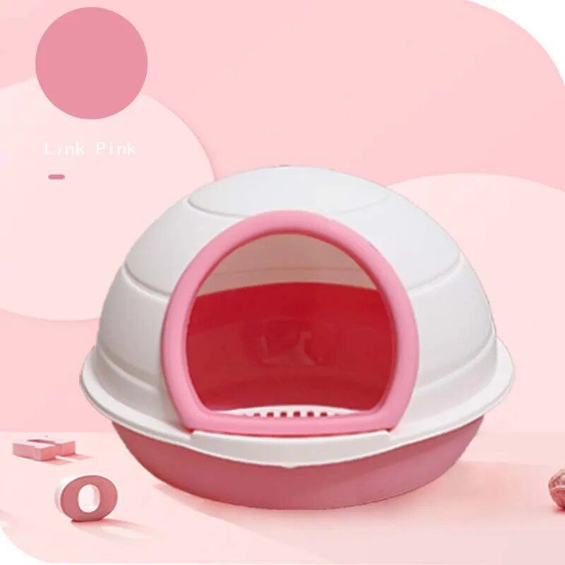 Space Capsule Cat Litter Box