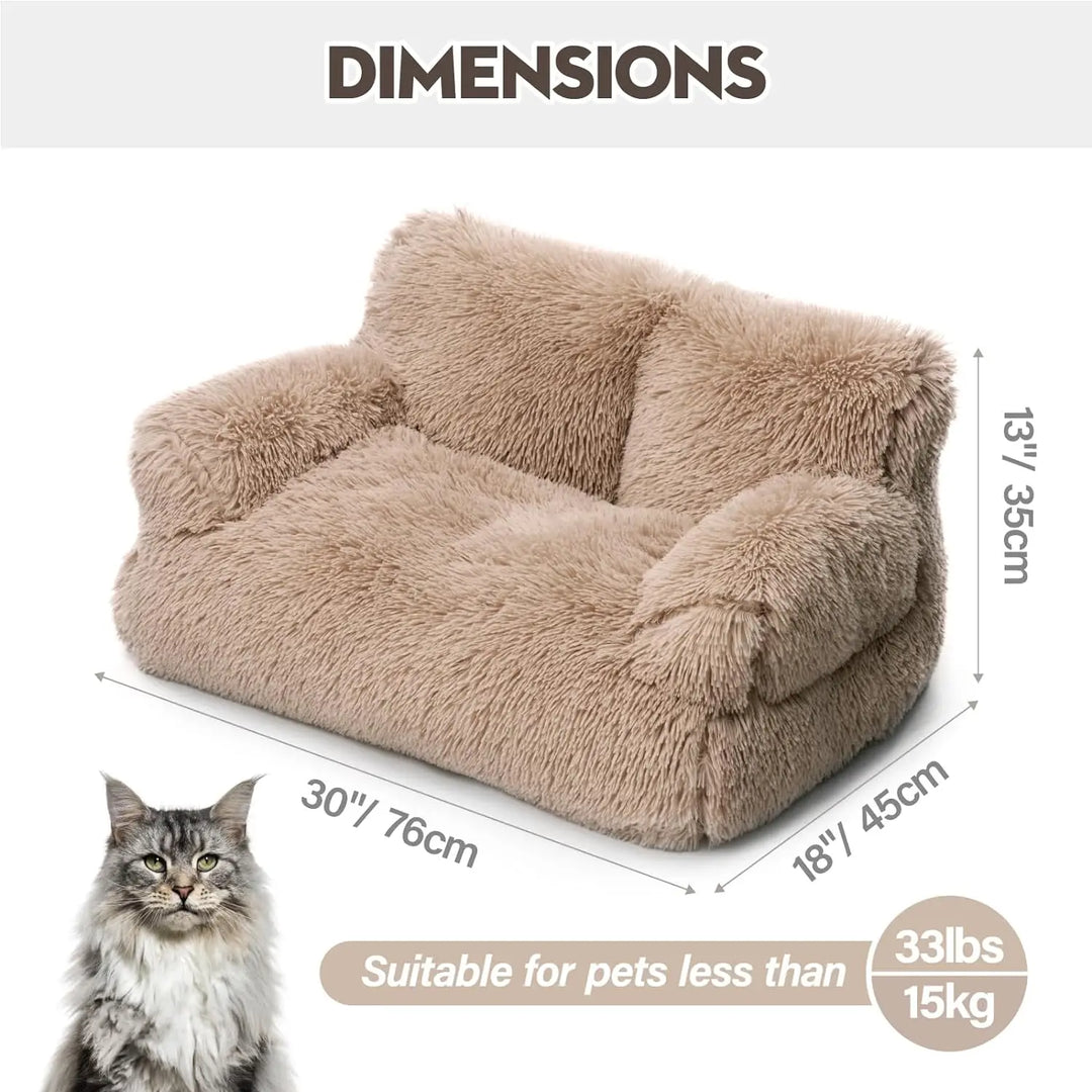 Washable Soft Pet Bed for Cats and Small Dogs