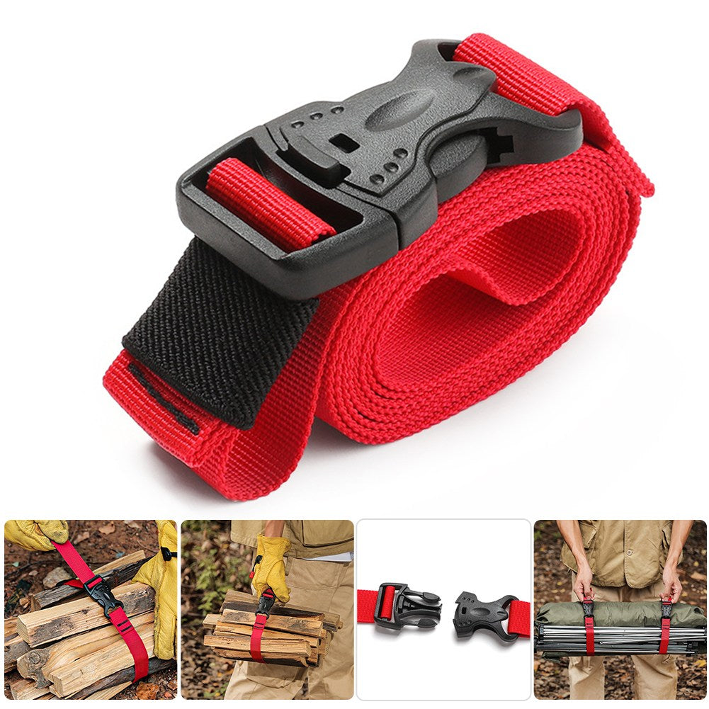 Durable Nylon Camping Cargo Tie Down Strap with Cam Buckle