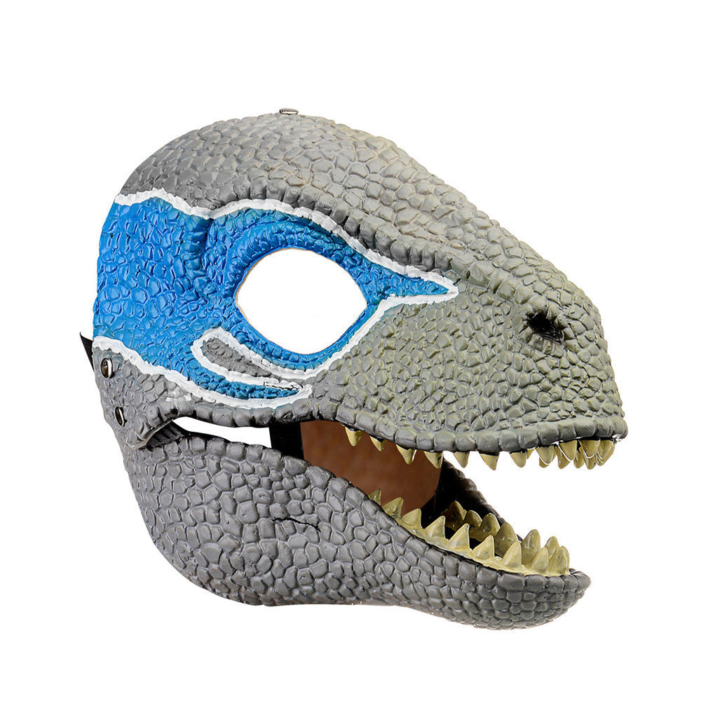 Halloween Party Role-playing Dinosaur Moving Mouth Mask