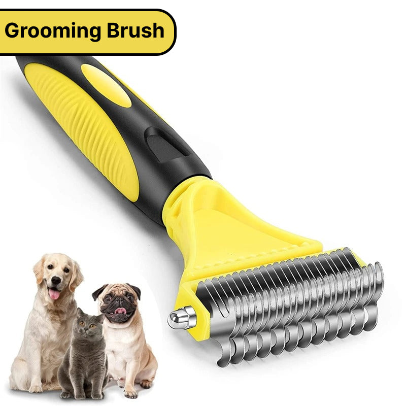 Stainless Steel Grooming Brush for Dogs and Cats