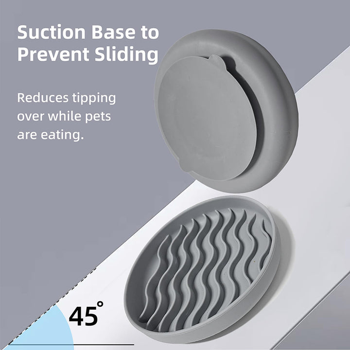 Silicone Non-Skid Slow Feeder Bowl for Dogs