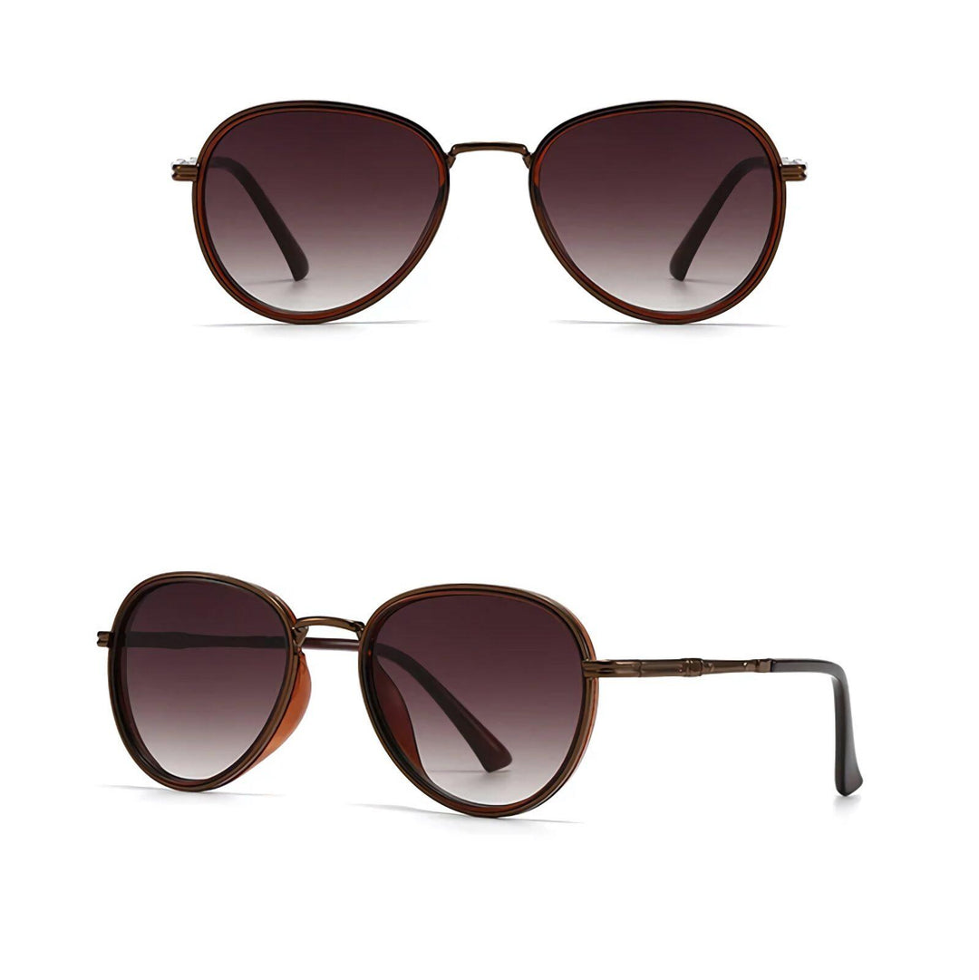 Retro Gradient Pilot Sunglasses