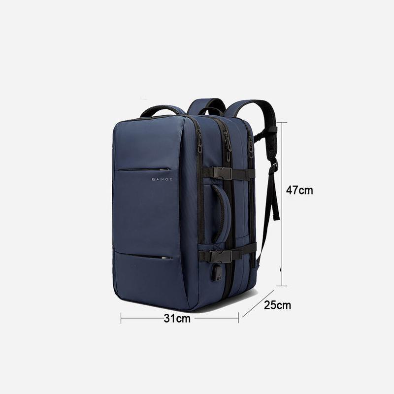 Expandable USB Travel Backpack for Men