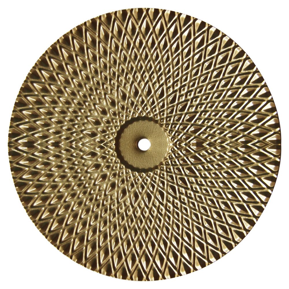 Elegant Round Gold Metal Wall Hanging Decoration