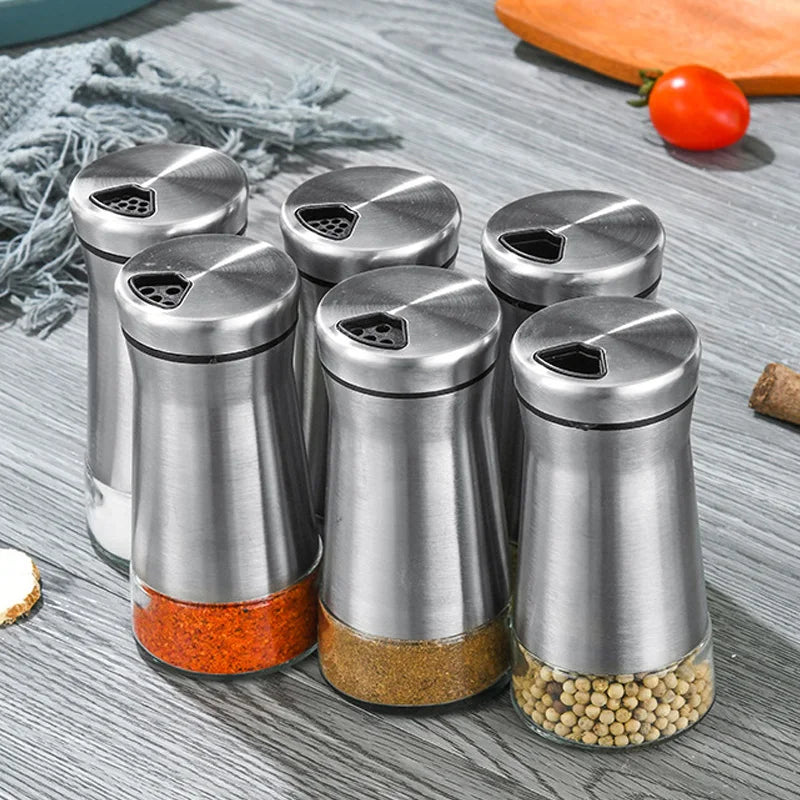 Stainless Steel Pepper and Salt Shaker