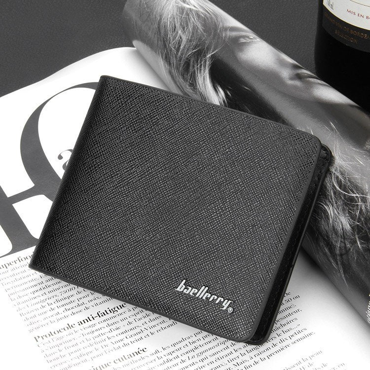 Short wallet credit card holder