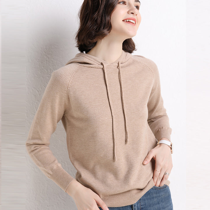 Women's Thin Sweater Hooded Sweater