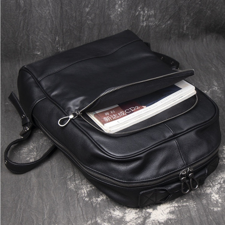 Men's leather handbag