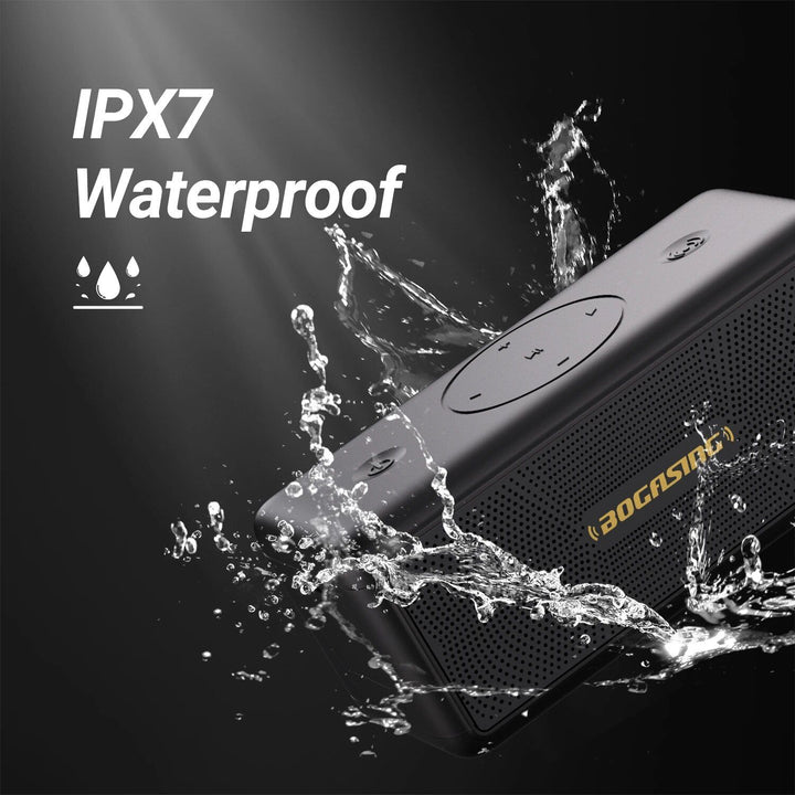 Portable Bluetooth 5.3 Speaker: 40W 360° Stereo Sound, IPX7 Waterproof with 30H Playtime & USB Connectivity