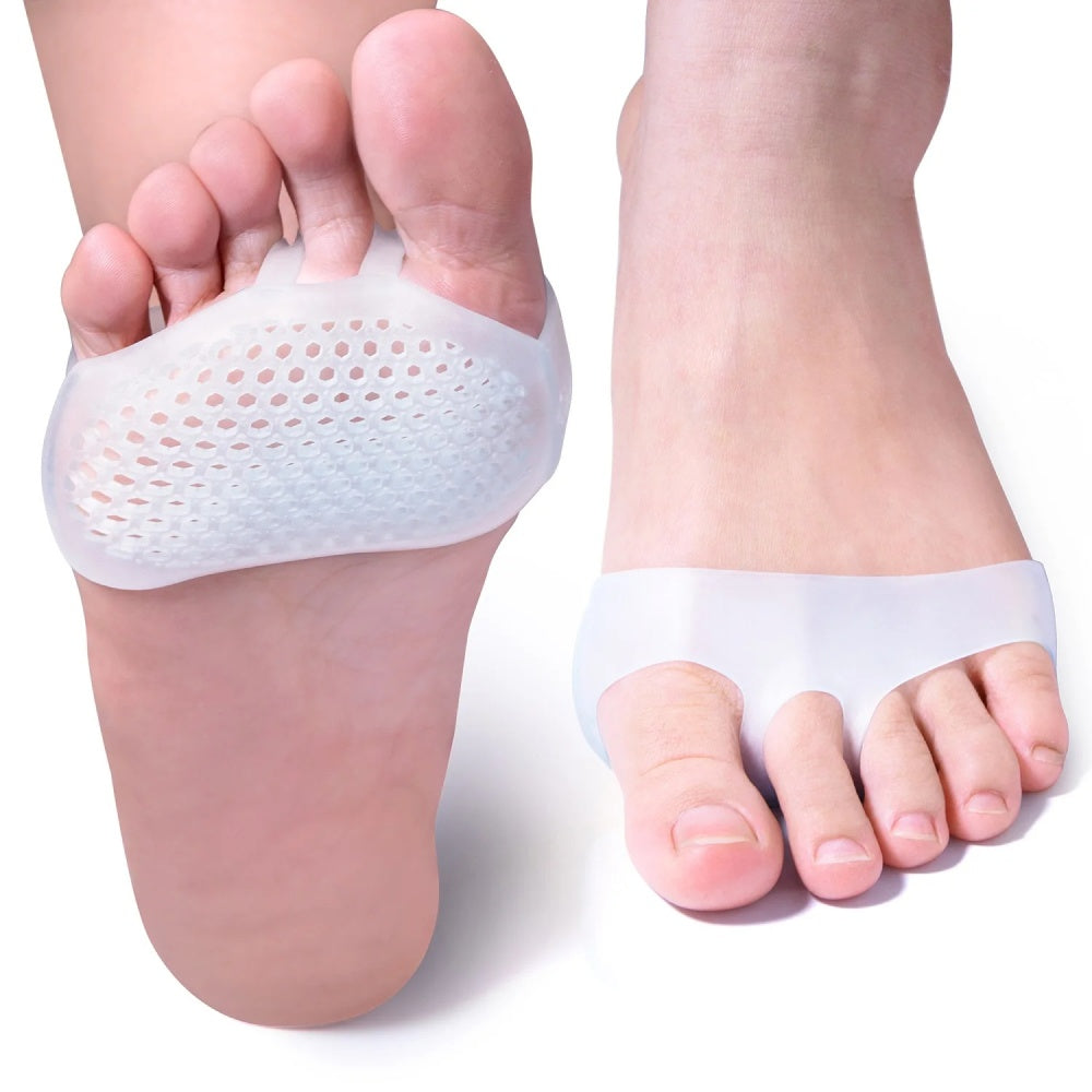 White Silicone Forefoot Pads