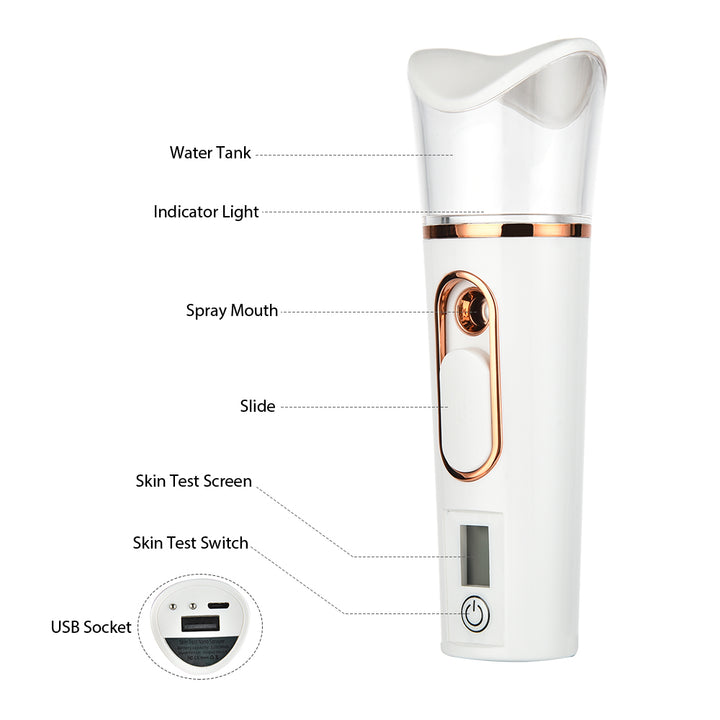 Rechargeable Mist Facial Sprayer and Nebulizer