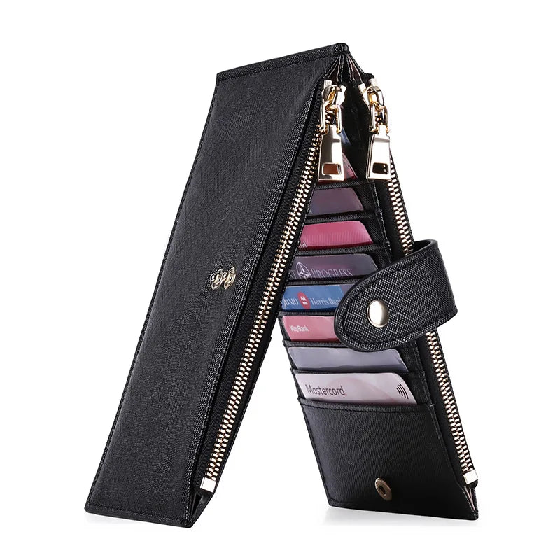 Blocking Multi-Function Zipper Wallet – Anti-Theft, Long Organizer