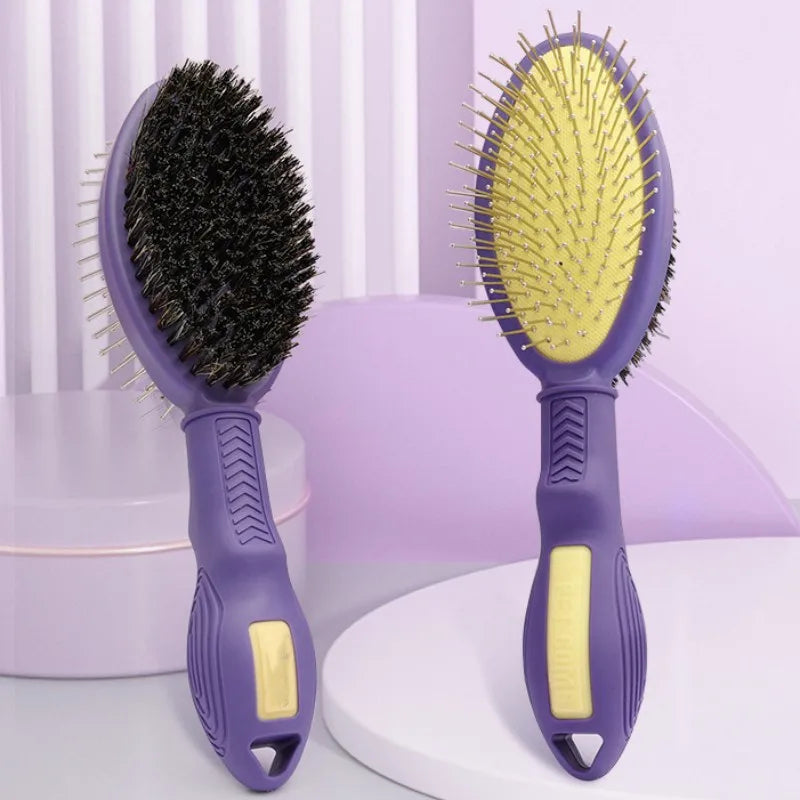 Double-Sided Dog Grooming Brush