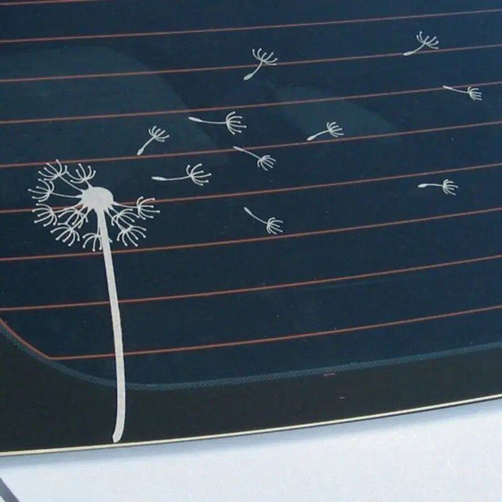 Reflective Dandelion Wind Vinyl Car Decal