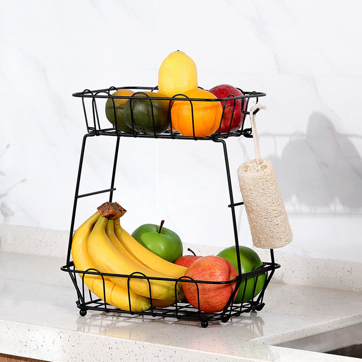 Iron Art Snack Fruit Basket Storage Basket Minimalist