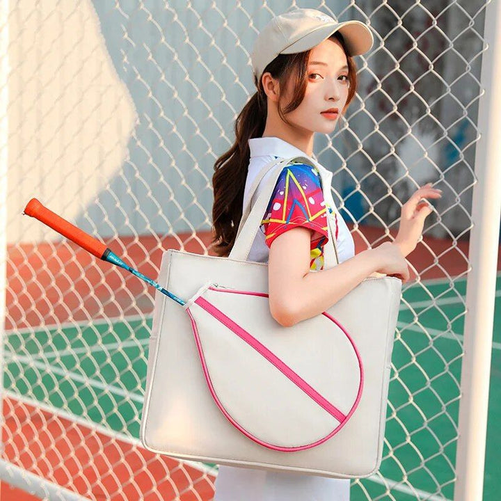 Multifunctional Tennis and Badminton Racket Bag - Portable, Waterproof, Unisex Shoulder Sports Bag