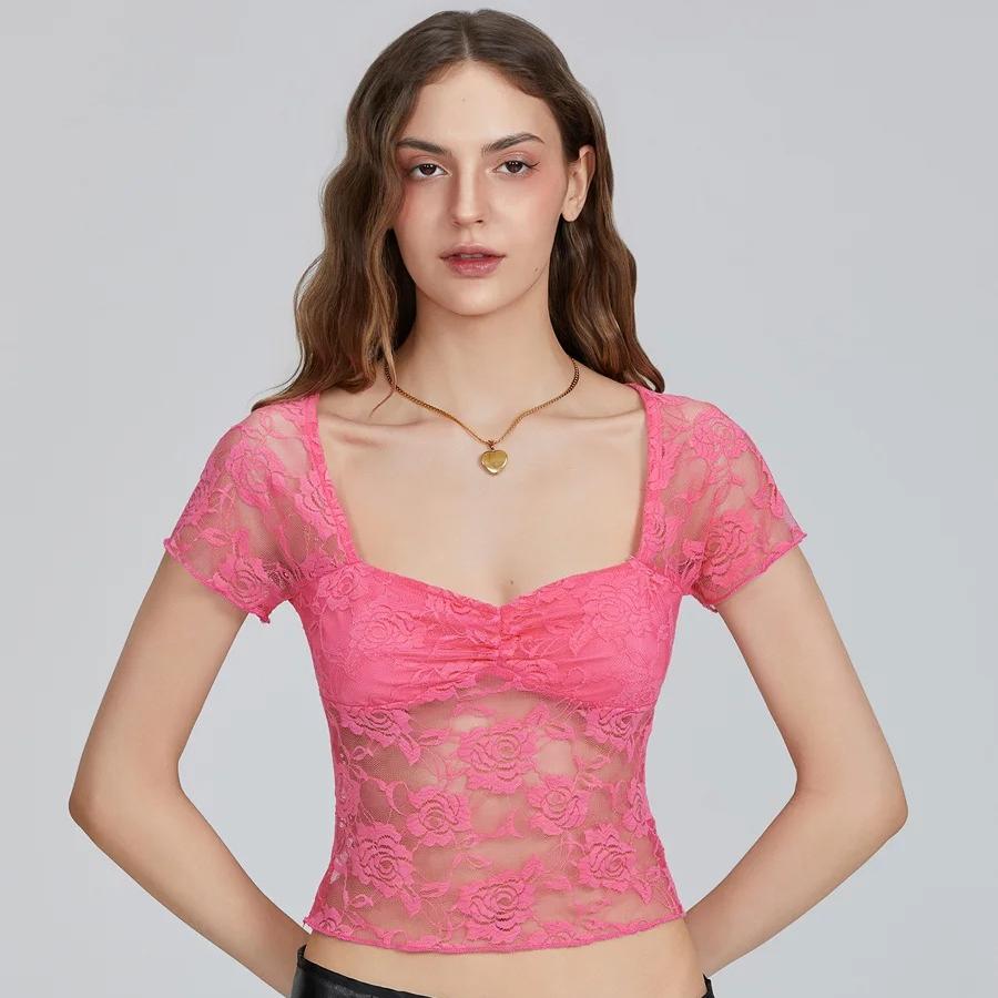 Floral Lace Corset Shirt