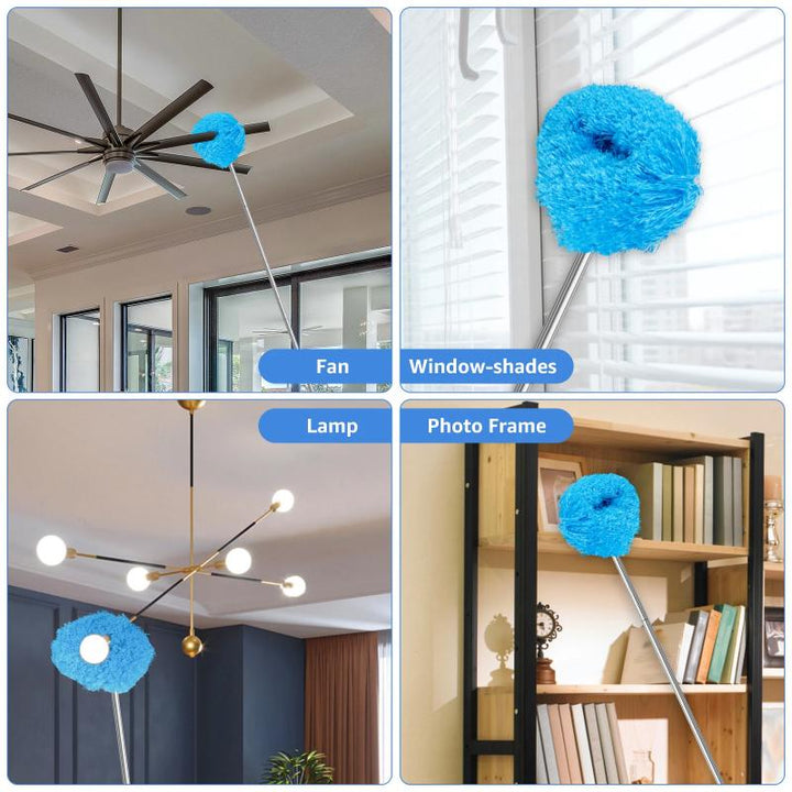 Telescopic Ceiling Fan Duster with Removable Microfiber Head