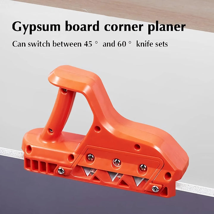 Drywall Hand Plane with 45/60 Degree Adjustable Blade - Precision Chamfer Woodworking Tool