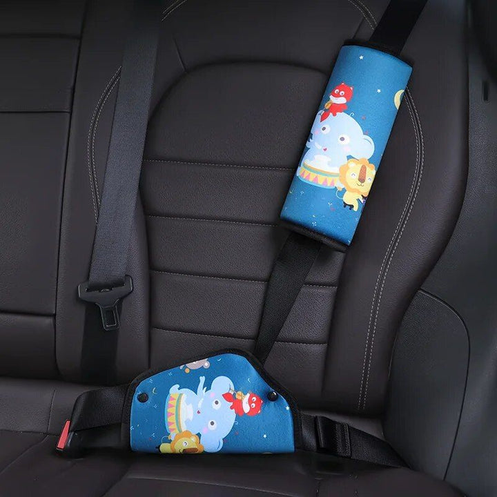 Kid's Comfort Car Seatbelt Protector with Cartoon Design