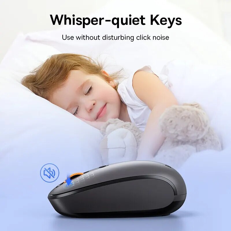 Wireless Bluetooth 5.0 Silent Click Mouse