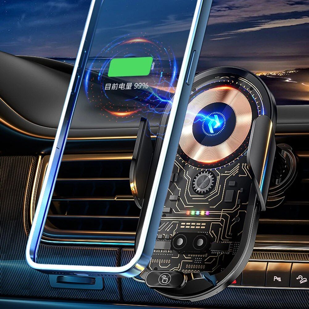 360° Rotational Magnetic Wireless Car Charger