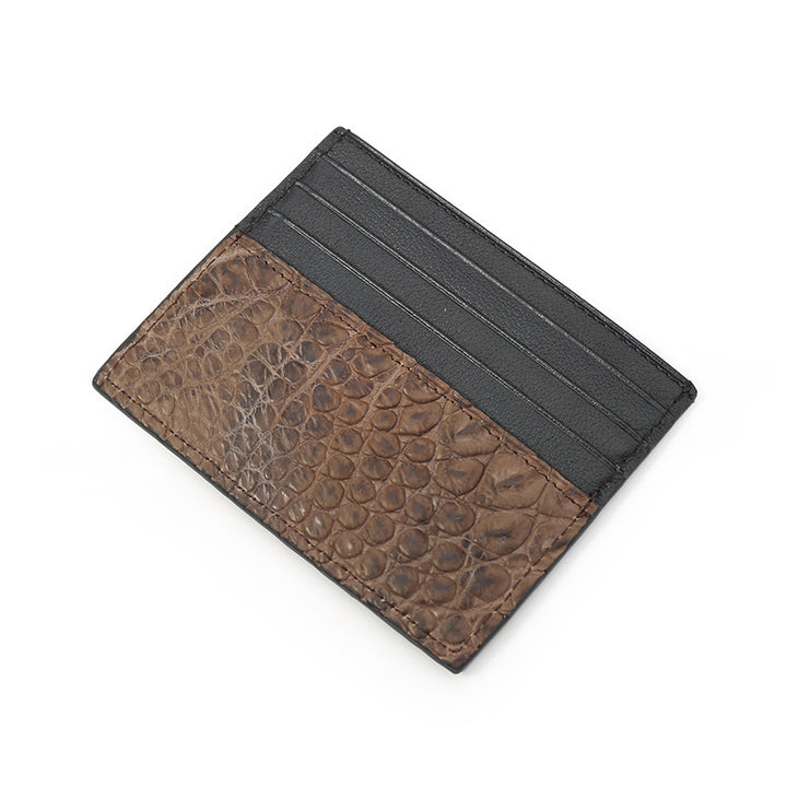 Multiple Card Slots Genuine Leather Ultra-thin Card Holder Wallet