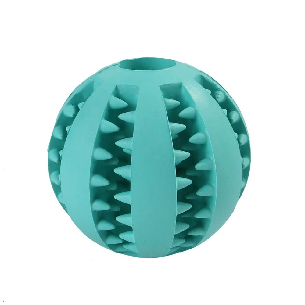 Interactive Dog Treat Ball for Teeth Cleaning and Play