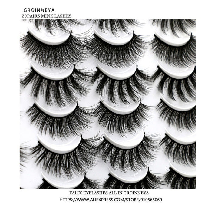 Self-adhesive False Eyelashes In Europe And America 20 Pairs