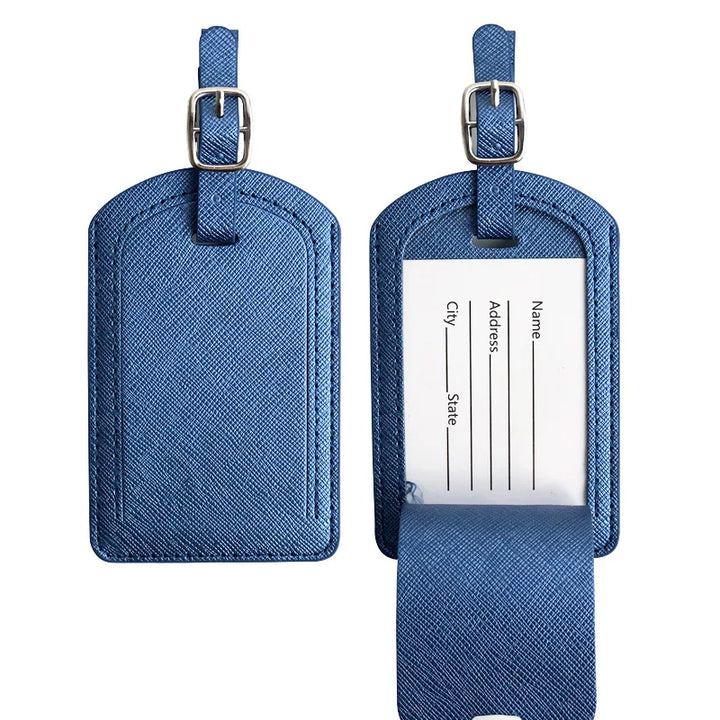 Durable PU Leather Luggage Tag - Secure Your Baggage with Style