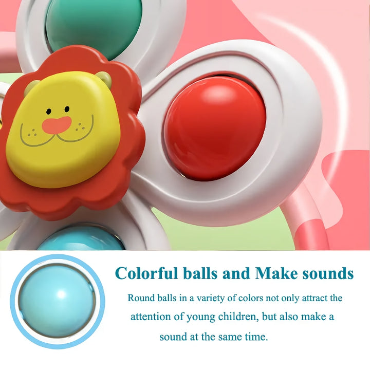 Colorful Suction Cup Spinner Toys