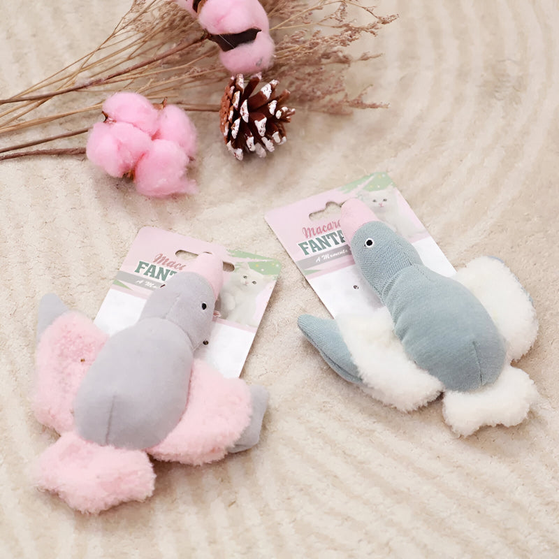 Plush Caterpillar Toy for Cats