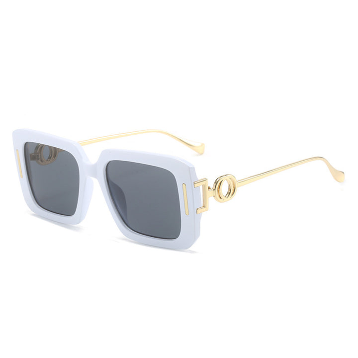 Trendy Square Punk Sunglasses