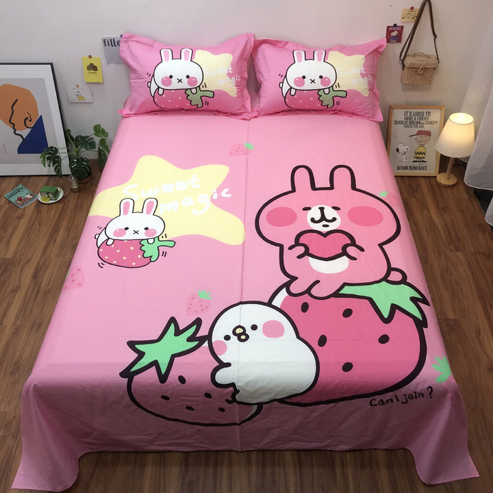 Cotton Cartoon Single Piece Can Be Equipped With Duvet Cover Sheet