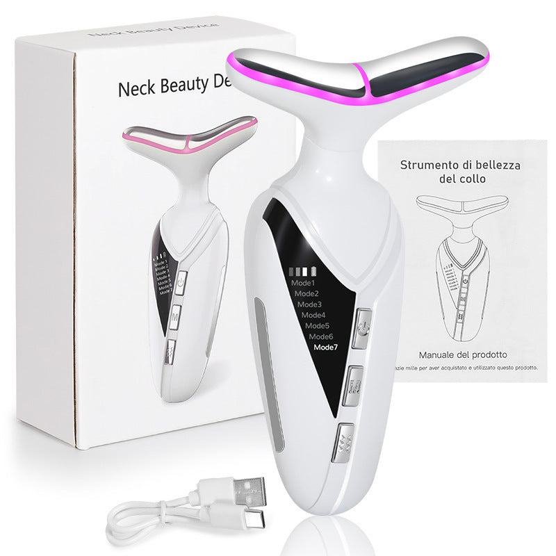 Colorful Light Massage Neck Beauty Instrument High Frequency Beauty Instrument