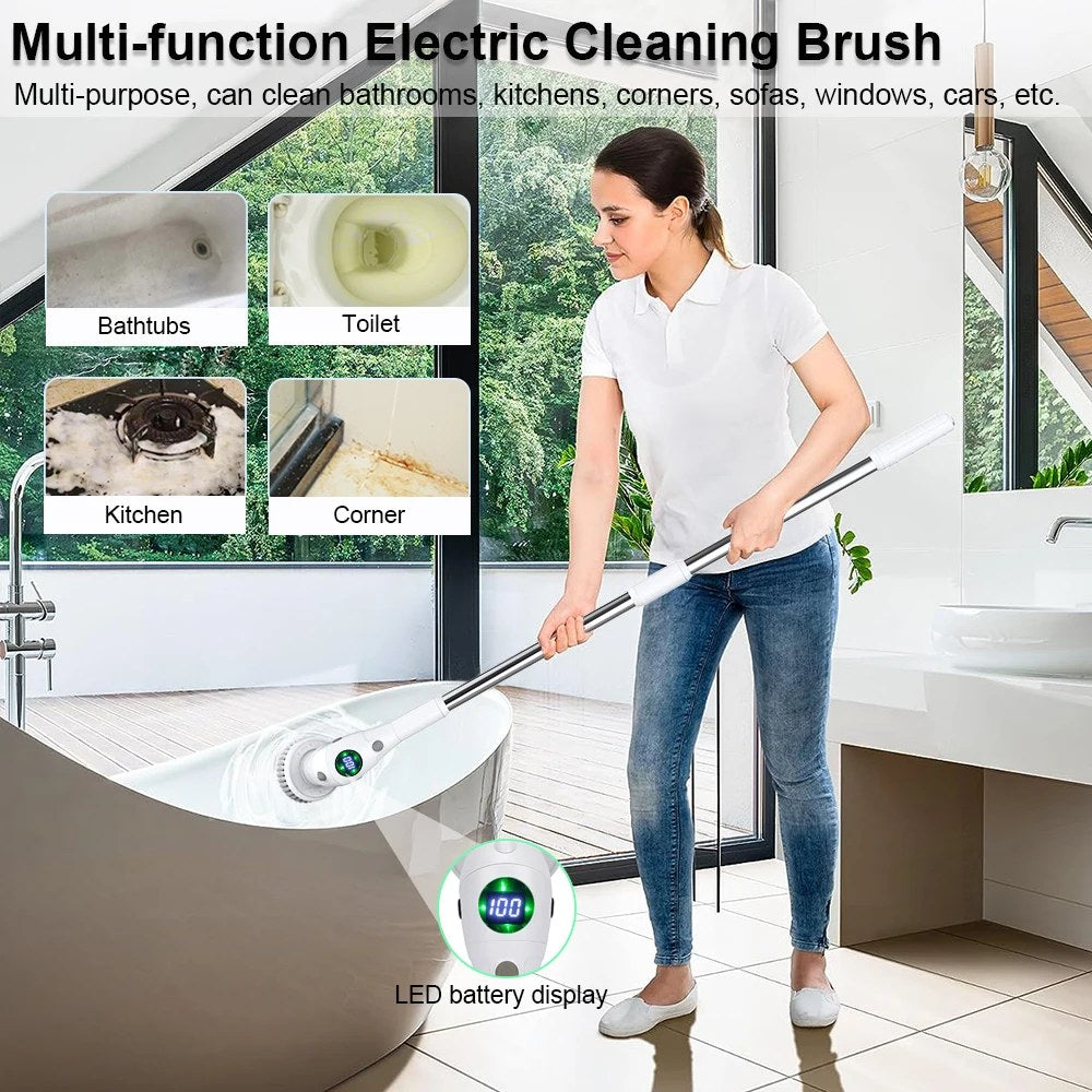 Electric 8-in-1 Multifunctional Wireless Cleaning Brush