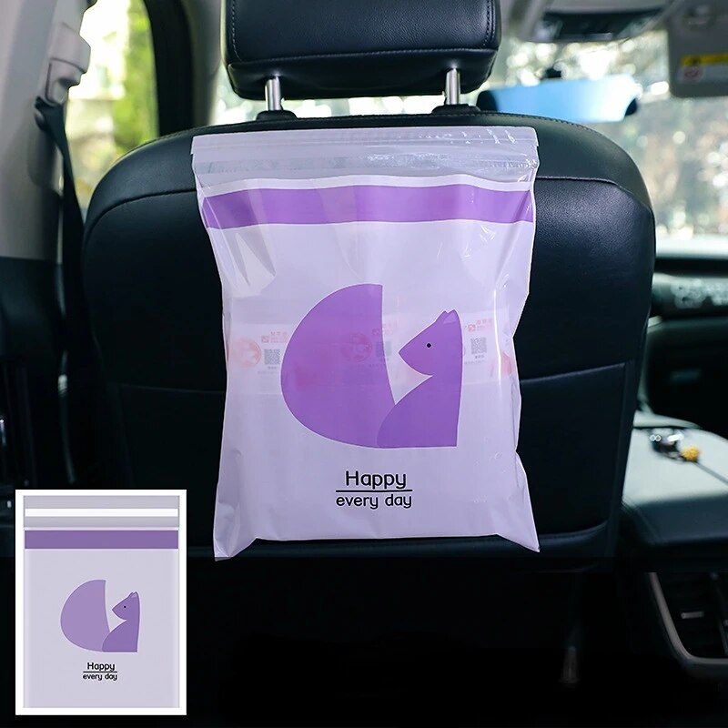 Waterproof Disposable Car Trash Bag with Strong Adhesive