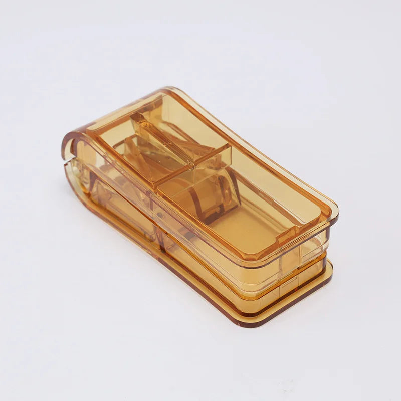 Compact Pill Splitter and Storage Organizer