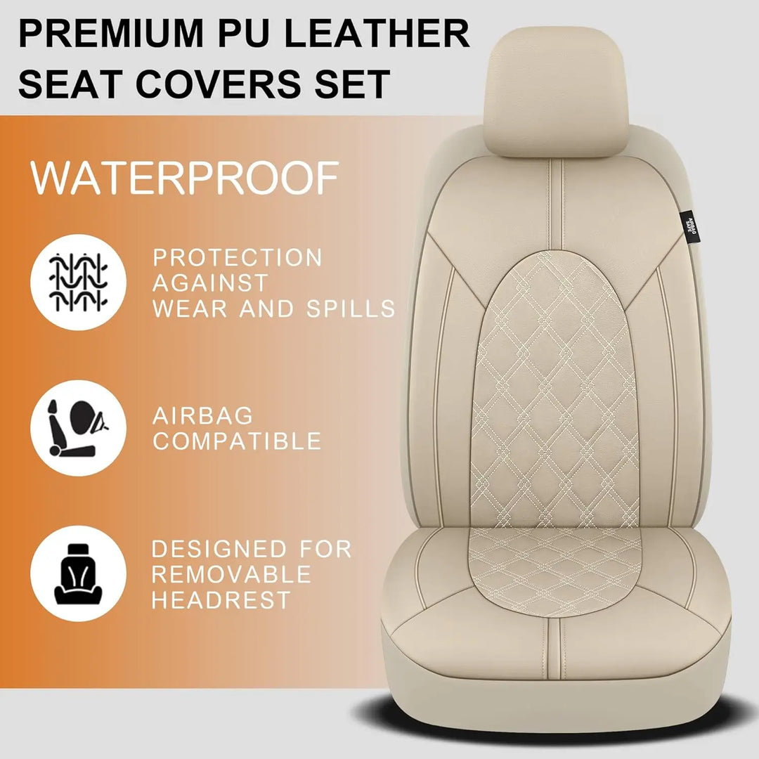 Universal Waterproof Leather Car Seat Covers