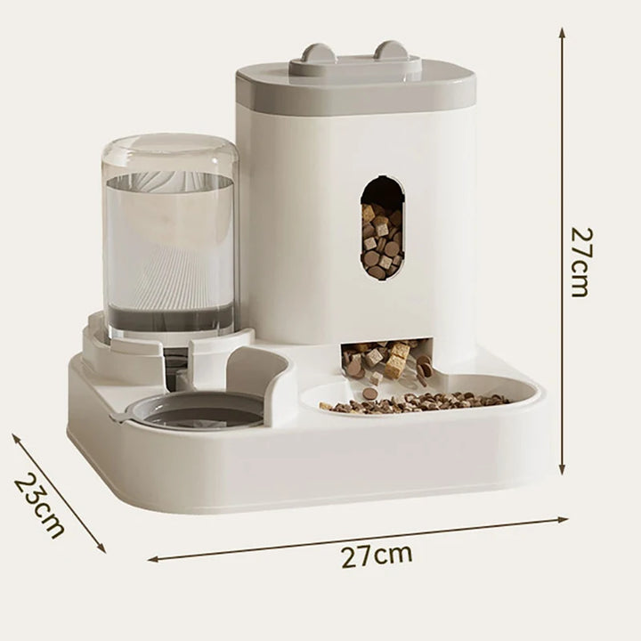 2-in-1 Automatic Cat Feeder & Water Dispenser